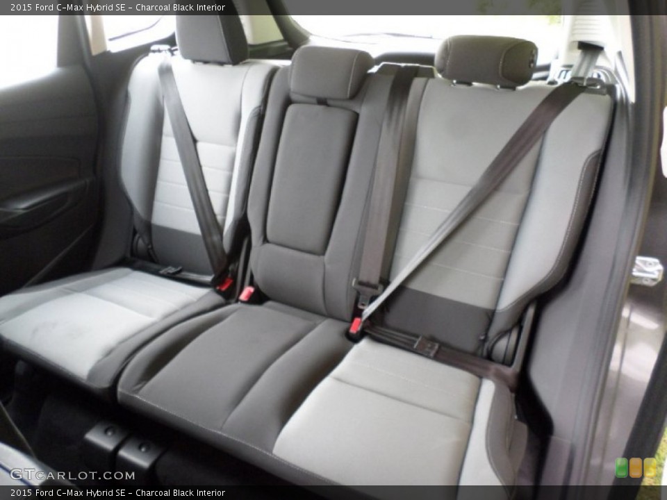 Charcoal Black Interior Rear Seat for the 2015 Ford C-Max Hybrid SE #107355266