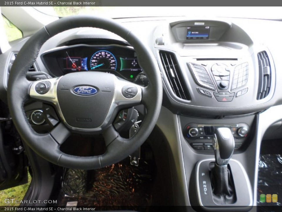 Charcoal Black Interior Dashboard for the 2015 Ford C-Max Hybrid SE #107355354