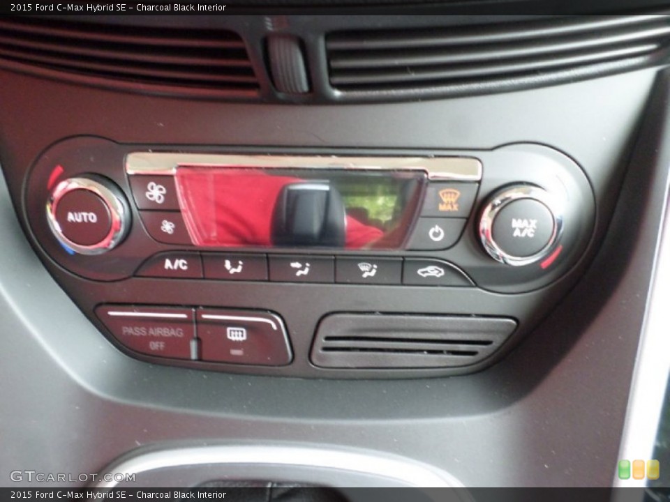 Charcoal Black Interior Controls for the 2015 Ford C-Max Hybrid SE #107355418