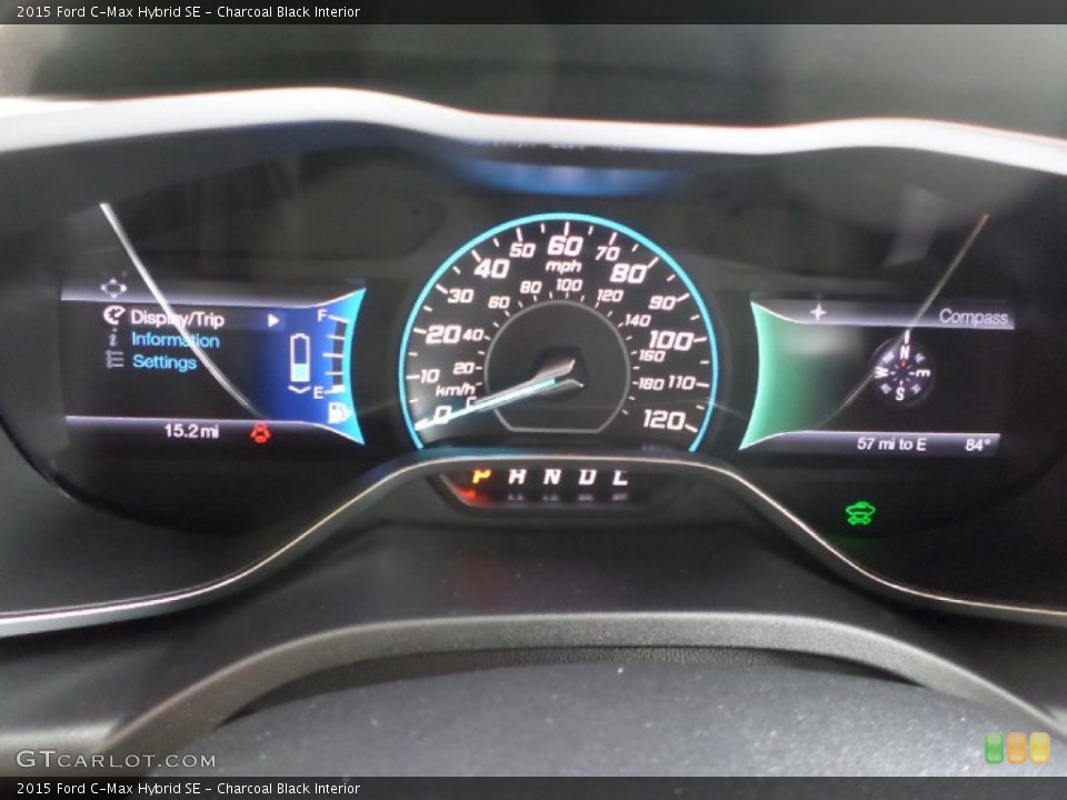 Charcoal Black Interior Gauges for the 2015 Ford C-Max Hybrid SE #107355580