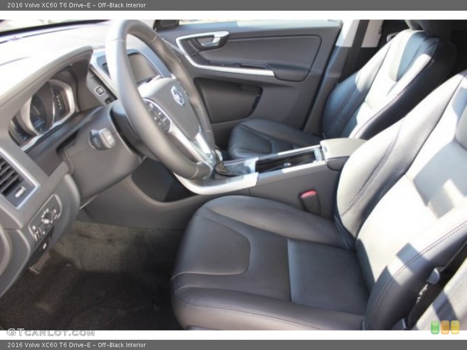 Off-Black Interior Front Seat for the 2016 Volvo XC60 T6 Drive-E #107361445
