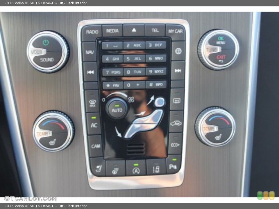Off-Black Interior Controls for the 2016 Volvo XC60 T6 Drive-E #107361502