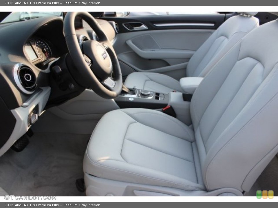 Titanium Gray Interior Front Seat for the 2016 Audi A3 1.8 Premium Plus #107364196