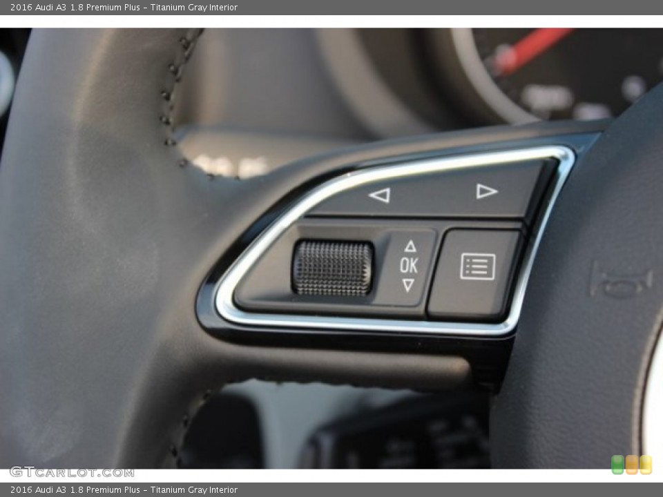 Titanium Gray Interior Controls for the 2016 Audi A3 1.8 Premium Plus #107364565
