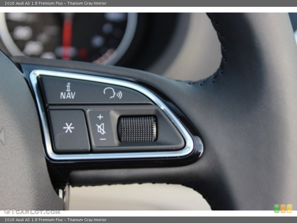 Titanium Gray Interior Controls for the 2016 Audi A3 1.8 Premium Plus #107364577