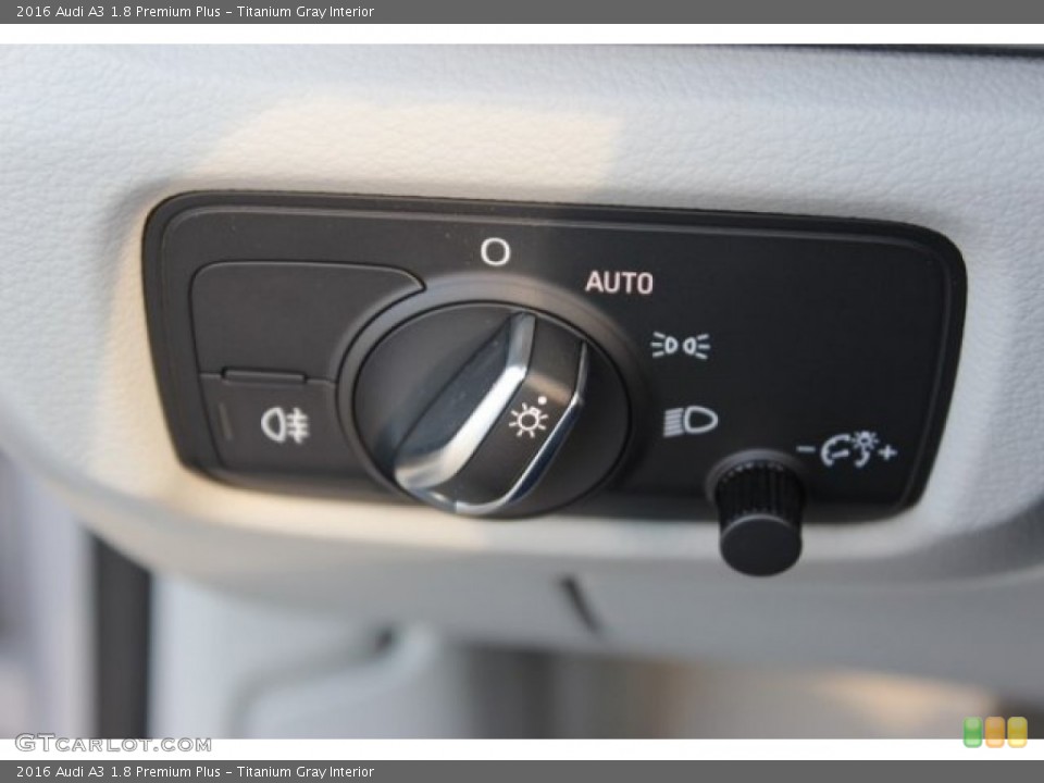 Titanium Gray Interior Controls for the 2016 Audi A3 1.8 Premium Plus #107364601