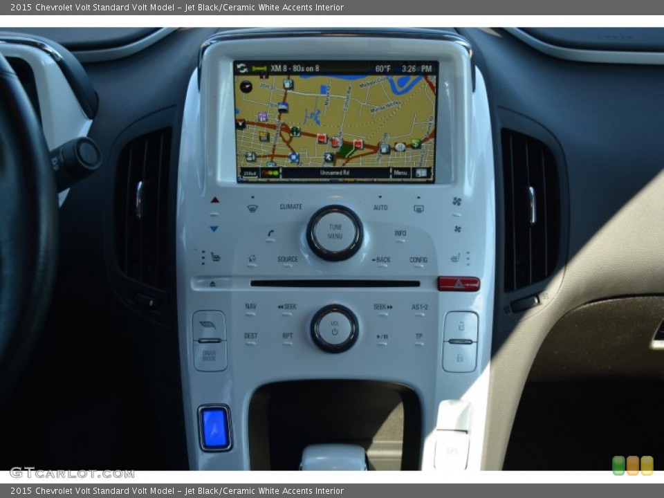 Jet Black/Ceramic White Accents Interior Controls for the 2015 Chevrolet Volt  #107365525