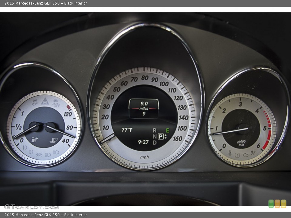 Black Interior Gauges for the 2015 Mercedes-Benz GLK 350 #107367796