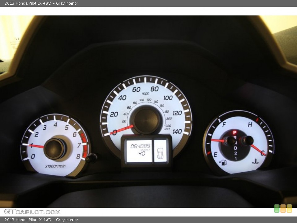 Gray Interior Gauges for the 2013 Honda Pilot LX 4WD #107377885