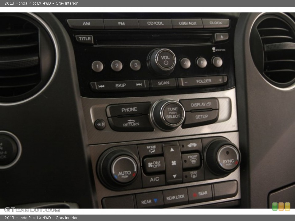 Gray Interior Controls for the 2013 Honda Pilot LX 4WD #107377912