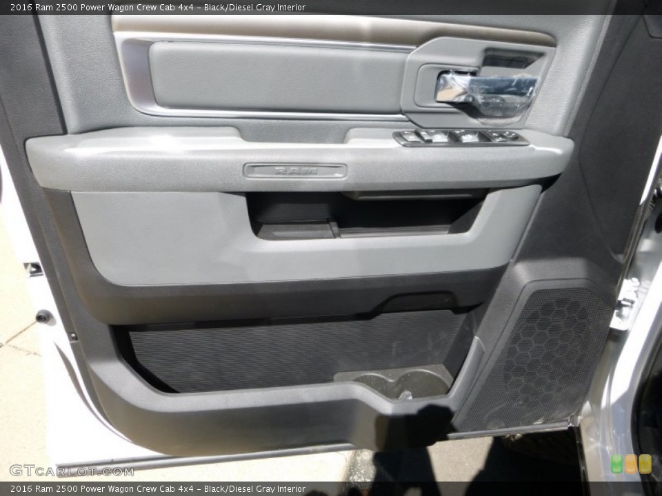 Black Diesel Gray Interior Door Panel For The 2016 Ram 2500