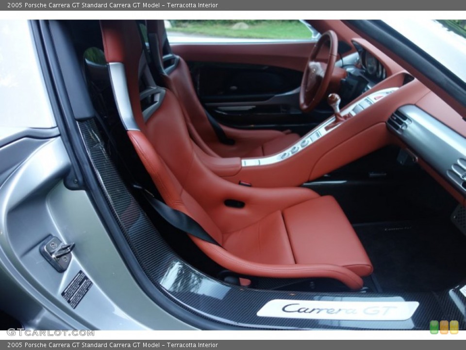 Terracotta Interior Front Seat for the 2005 Porsche Carrera GT  #107384609