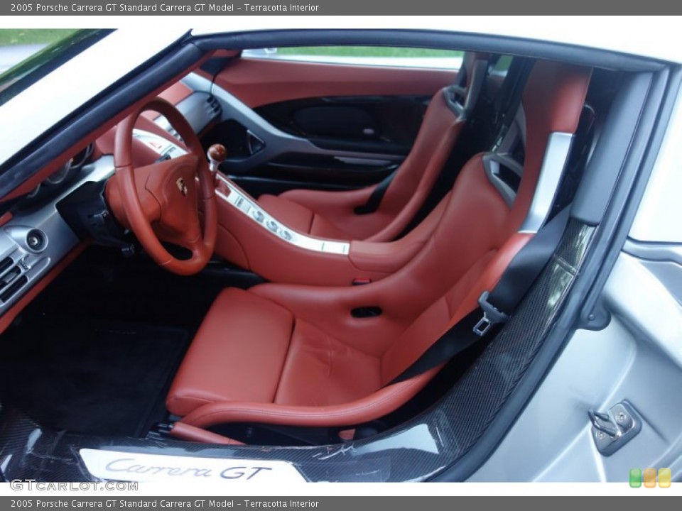 Terracotta Interior Front Seat for the 2005 Porsche Carrera GT  #107384678