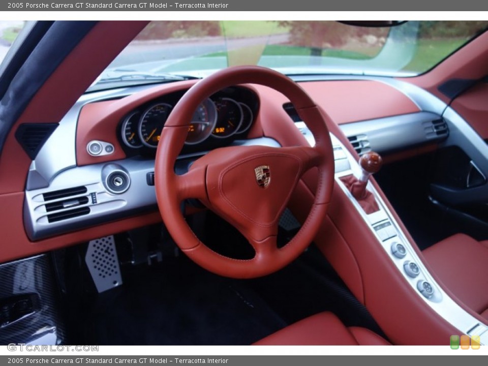 Terracotta Interior Steering Wheel for the 2005 Porsche Carrera GT  #107384696