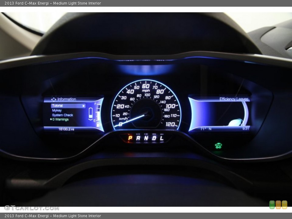 Medium Light Stone Interior Gauges for the 2013 Ford C-Max Energi #107384864