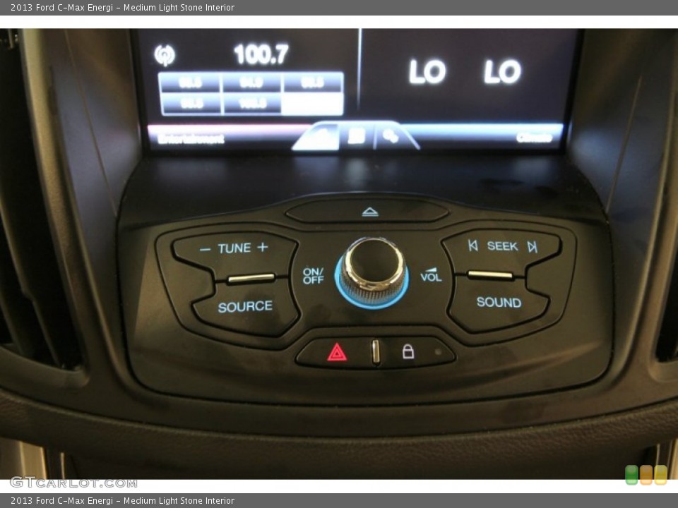 Medium Light Stone Interior Controls for the 2013 Ford C-Max Energi #107384900