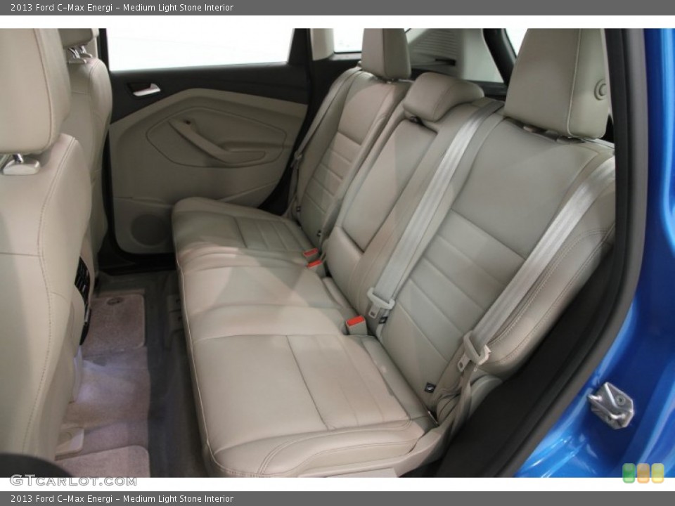Medium Light Stone Interior Rear Seat for the 2013 Ford C-Max Energi #107385101