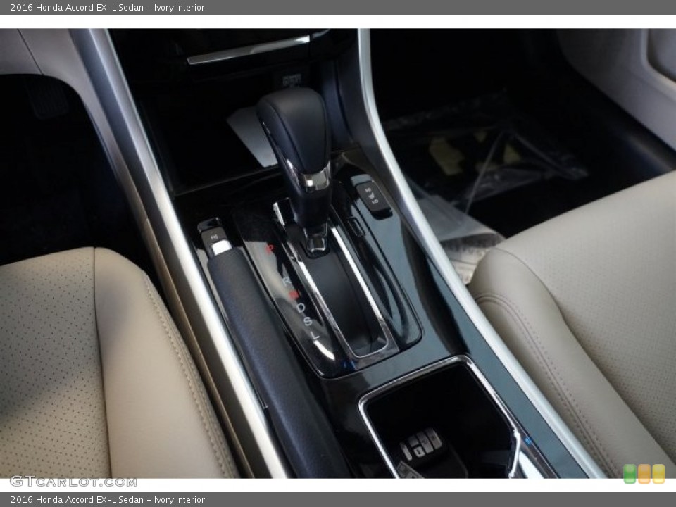 Ivory Interior Transmission for the 2016 Honda Accord EX-L Sedan #107386697