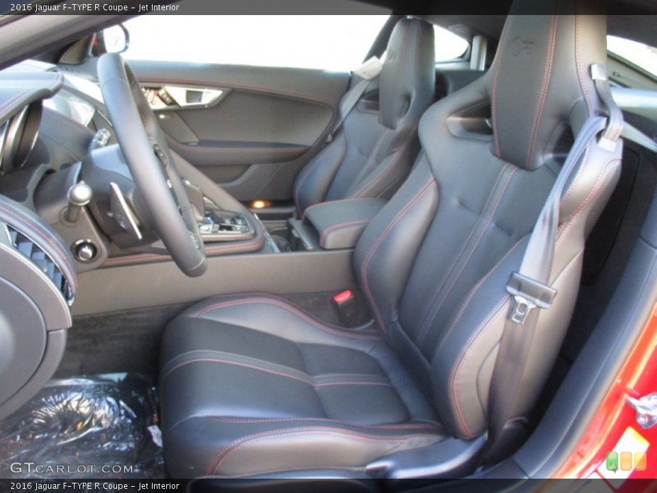 Jet Interior Front Seat for the 2016 Jaguar F-TYPE R Coupe #107386720
