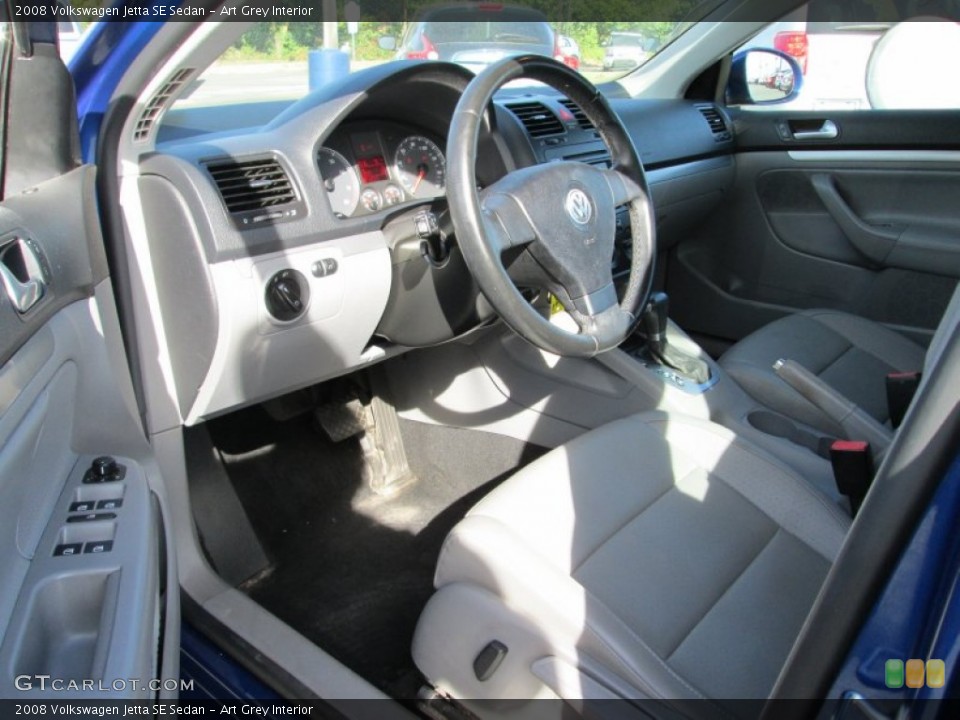 Art Grey Interior Photo for the 2008 Volkswagen Jetta SE Sedan #107390030