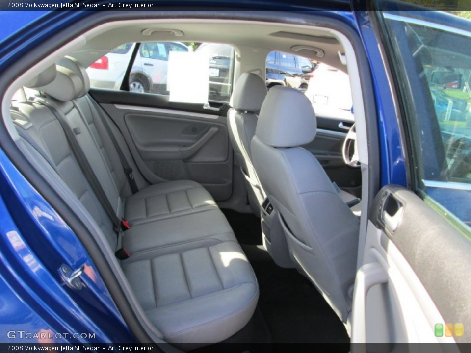 Art Grey Interior Rear Seat for the 2008 Volkswagen Jetta SE Sedan #107390192