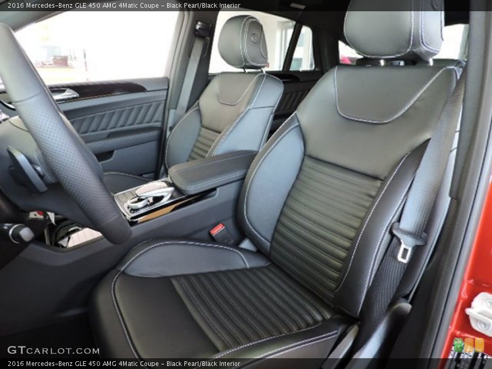 Black Pearl/Black Interior Front Seat for the 2016 Mercedes-Benz GLE 450 AMG 4Matic Coupe #107392745