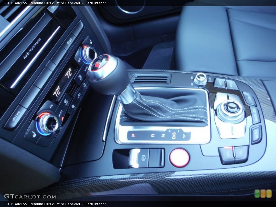 Black Interior Transmission for the 2016 Audi S5 Premium Plus quattro Cabriolet #107401025