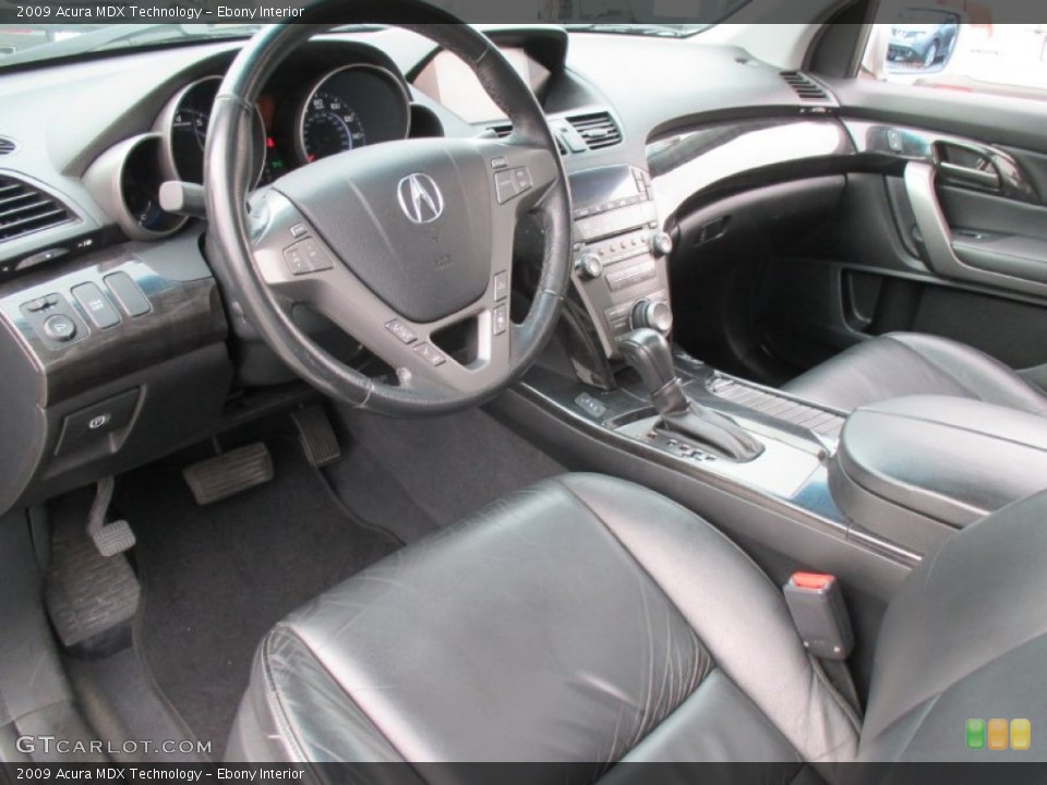 Ebony Interior Photo for the 2009 Acura MDX Technology #107401511