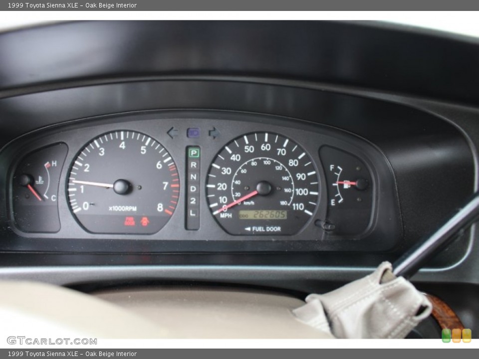 Oak Beige Interior Gauges for the 1999 Toyota Sienna XLE #107413541