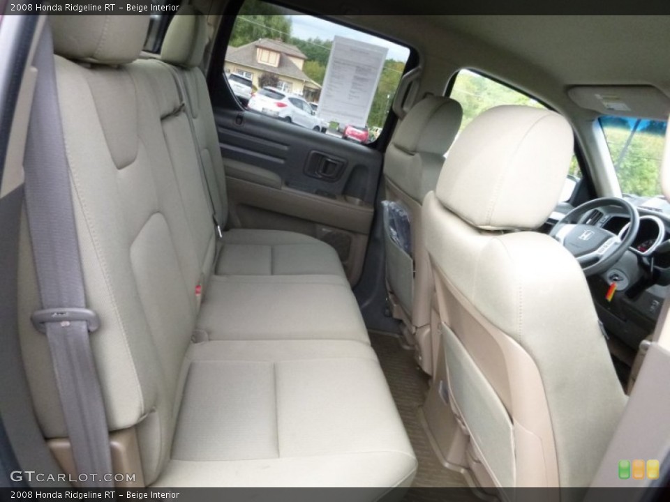 Beige Interior Rear Seat for the 2008 Honda Ridgeline RT #107414528