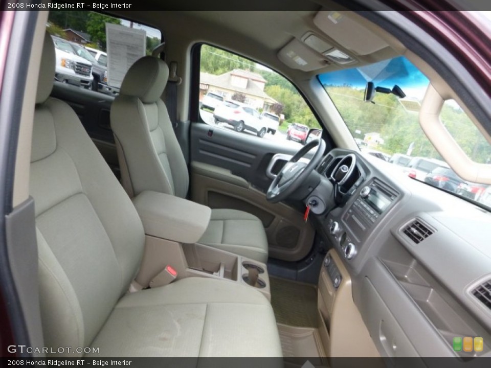 Beige Interior Front Seat for the 2008 Honda Ridgeline RT #107414552