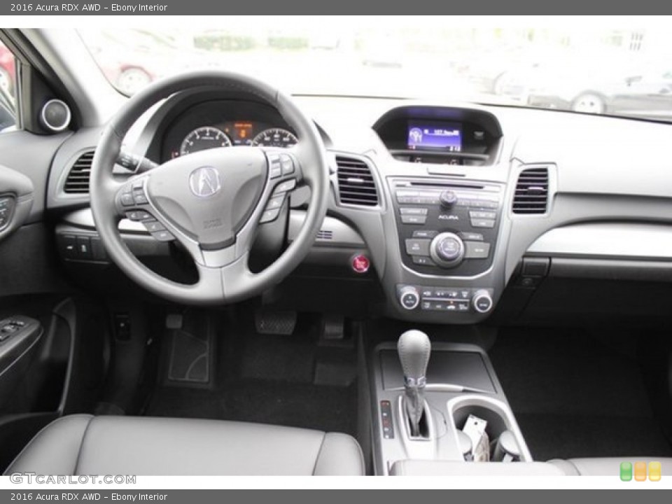 Ebony Interior Dashboard for the 2016 Acura RDX AWD #107416035