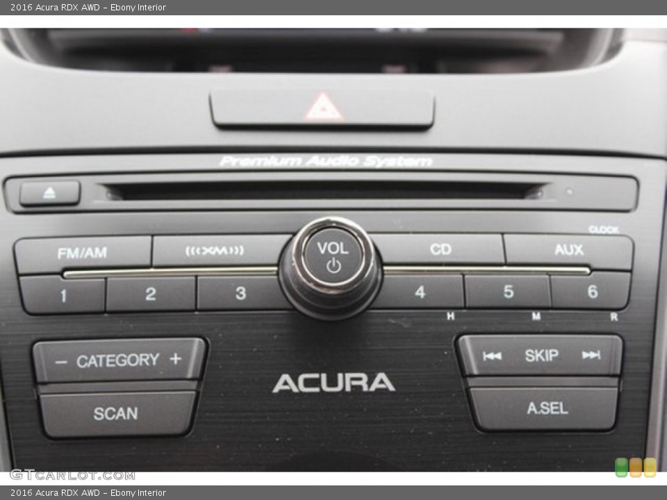 Ebony Interior Controls for the 2016 Acura RDX AWD #107416457