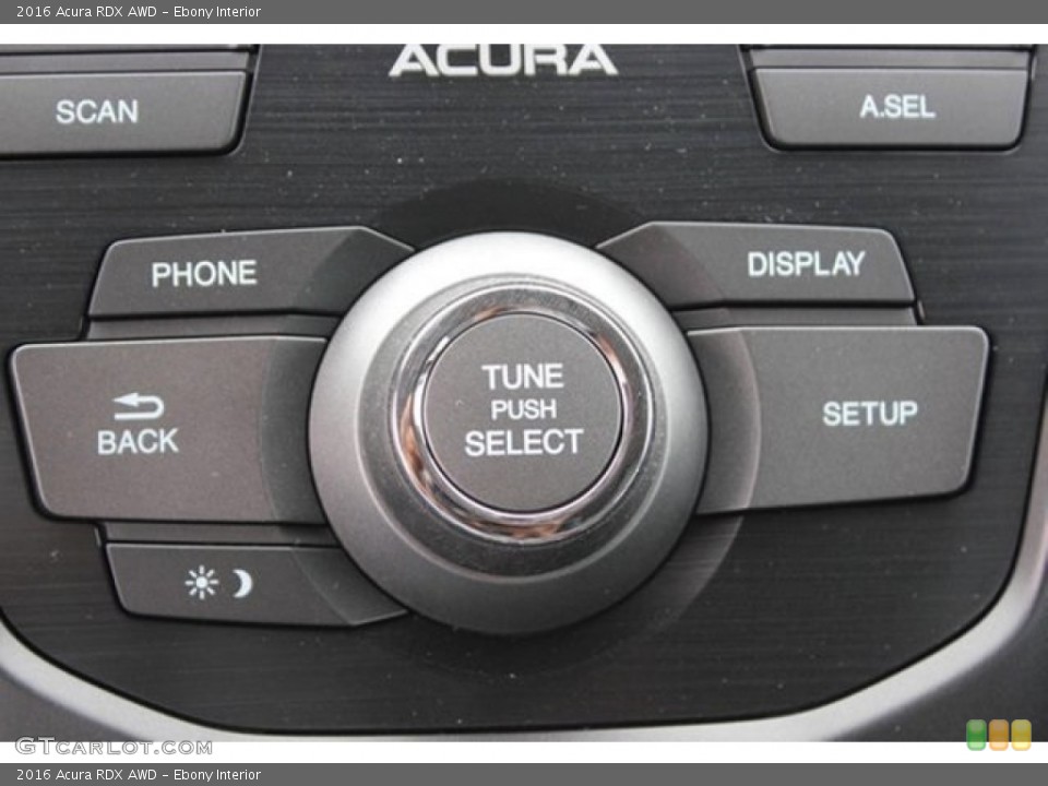 Ebony Interior Controls for the 2016 Acura RDX AWD #107416475