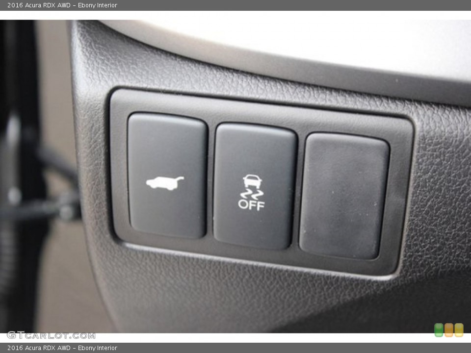 Ebony Interior Controls for the 2016 Acura RDX AWD #107416682