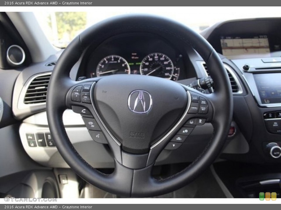 Graystone Interior Steering Wheel for the 2016 Acura RDX Advance AWD #107417519