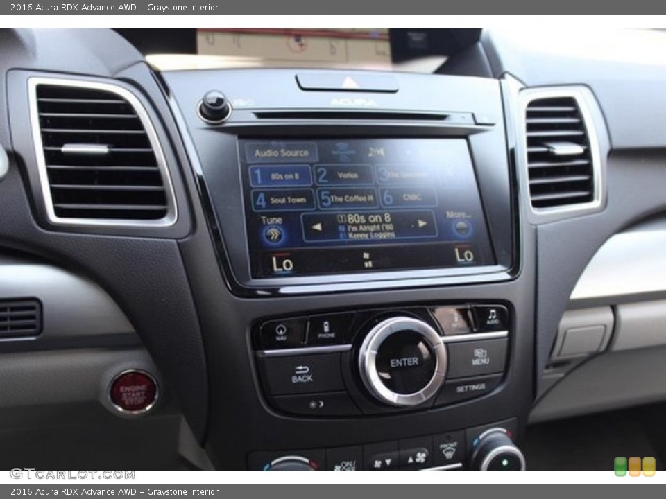 Graystone Interior Controls for the 2016 Acura RDX Advance AWD #107417579