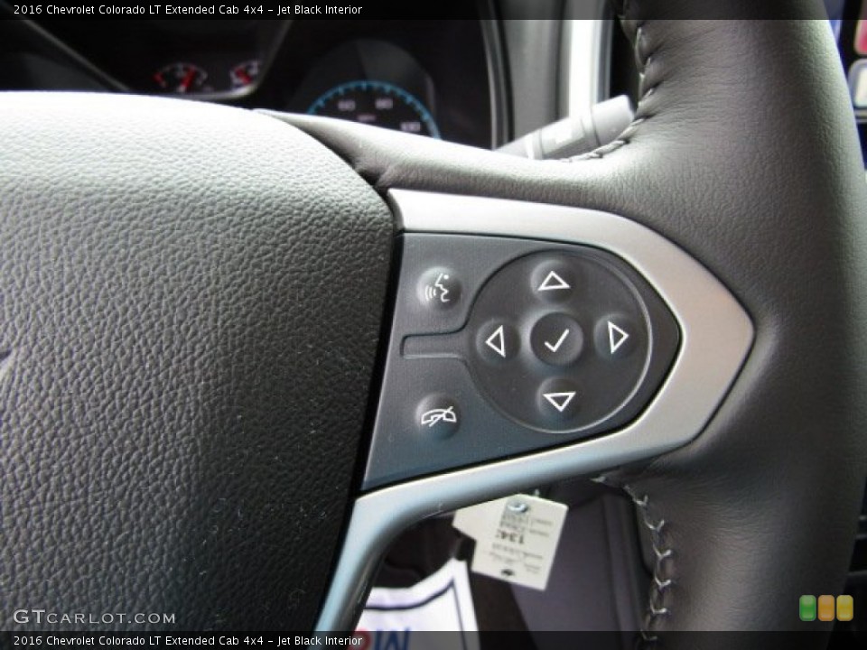 Jet Black Interior Controls for the 2016 Chevrolet Colorado LT Extended Cab 4x4 #107422928