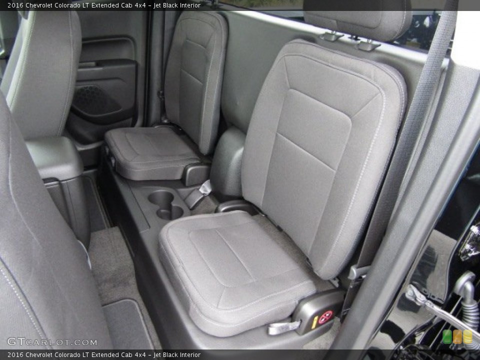 Jet Black Interior Rear Seat for the 2016 Chevrolet Colorado LT Extended Cab 4x4 #107422964