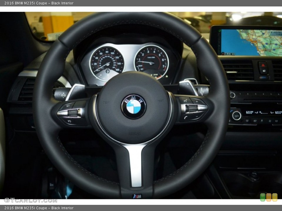 Black Interior Steering Wheel for the 2016 BMW M235i Coupe #107425298