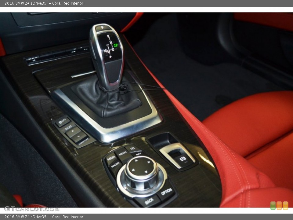 Coral Red Interior Transmission for the 2016 BMW Z4 sDrive35i #107425688