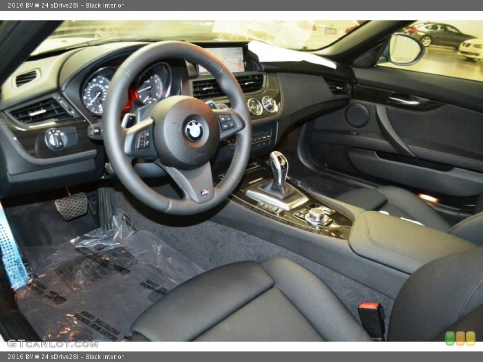 Black Interior Photo for the 2016 BMW Z4 sDrive28i #107425952