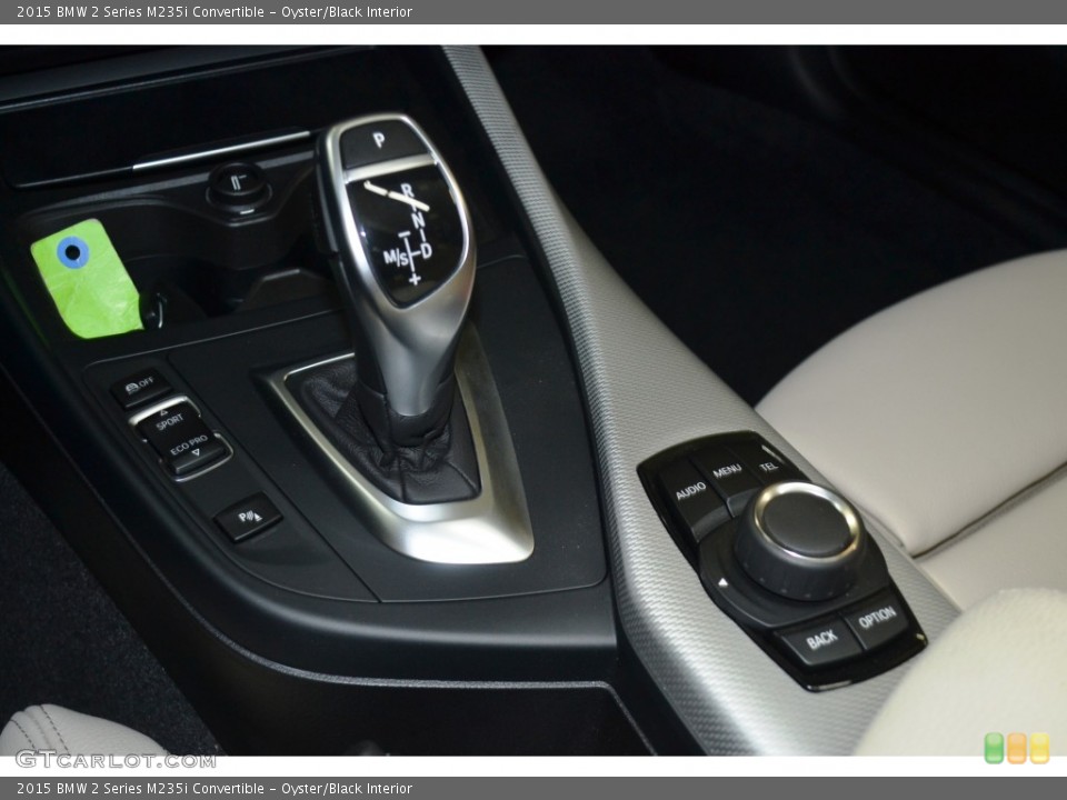 Oyster/Black Interior Transmission for the 2015 BMW 2 Series M235i Convertible #107426219