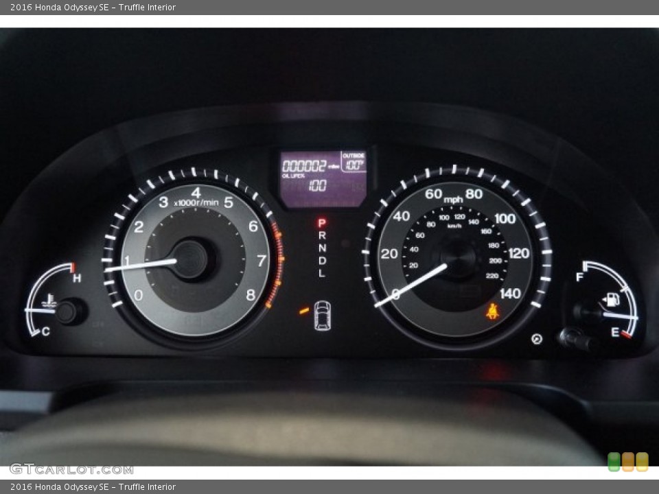 Truffle Interior Gauges for the 2016 Honda Odyssey SE #107426766