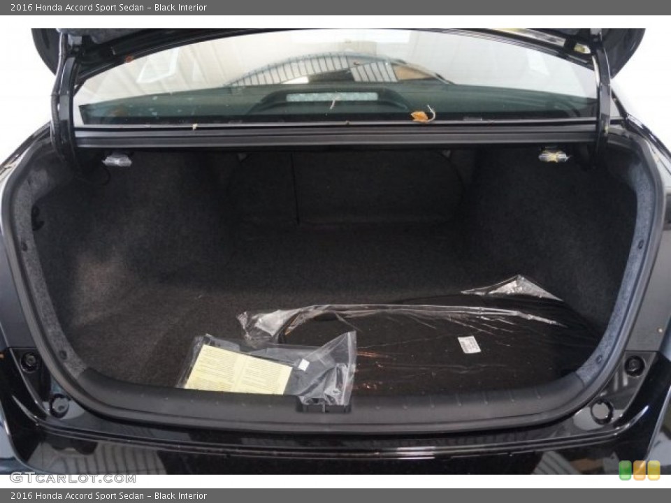 Black Interior Trunk for the 2016 Honda Accord Sport Sedan #107427848