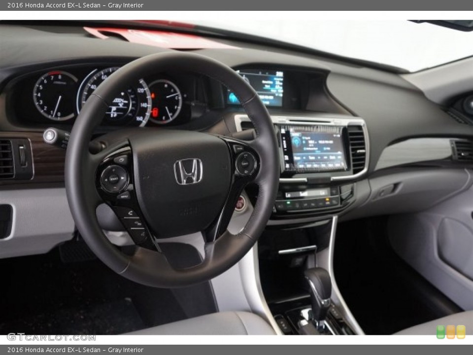Gray Interior Dashboard for the 2016 Honda Accord EX-L Sedan #107428133