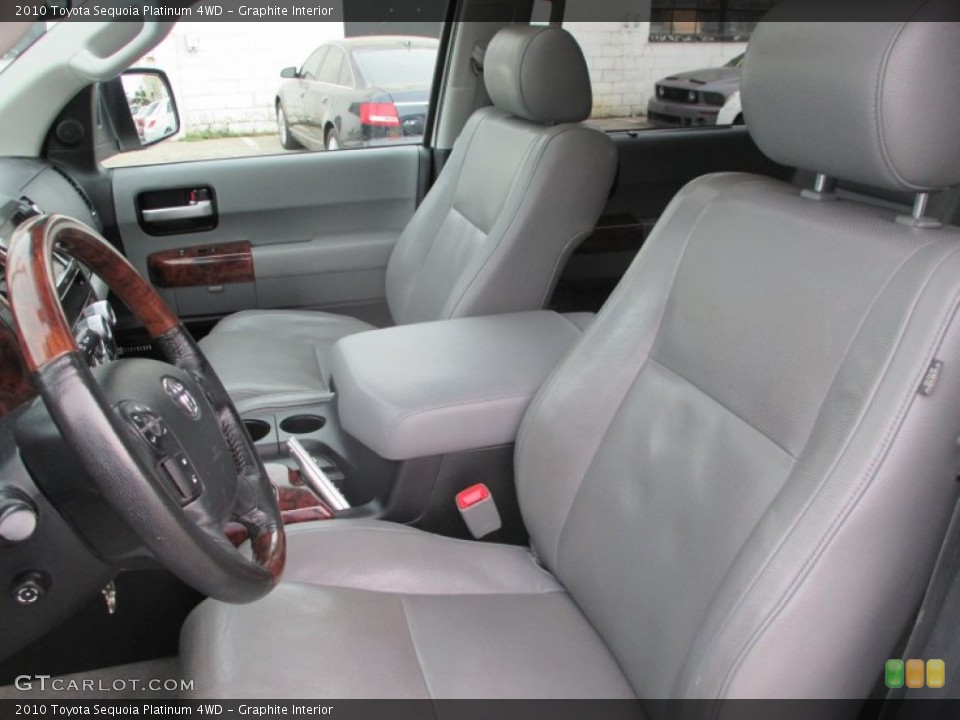 Graphite Interior Photo for the 2010 Toyota Sequoia Platinum 4WD #107429602