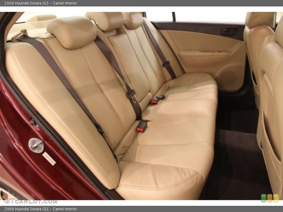 Camel Interior Rear Seat for the 2009 Hyundai Sonata GLS #107435635