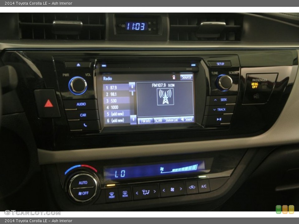 Ash Interior Controls for the 2014 Toyota Corolla LE #107436577