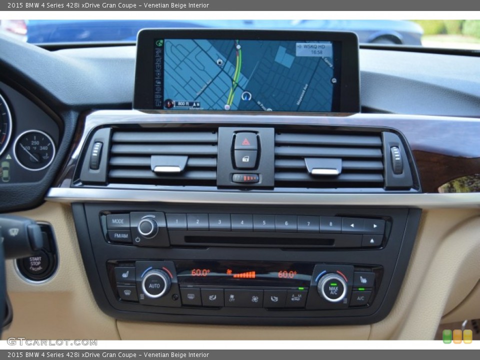 Venetian Beige Interior Controls for the 2015 BMW 4 Series 428i xDrive Gran Coupe #107438554